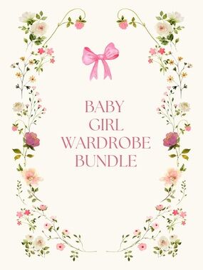 9 Month Bundle Box Baby Girl Wardrobe Carter’s Hanna Andersson & More